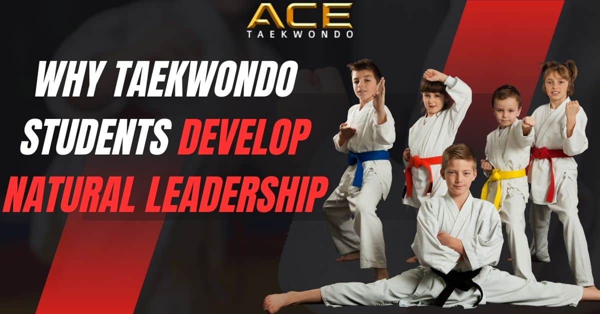 Taekwondo Students Develop Natural Leadership